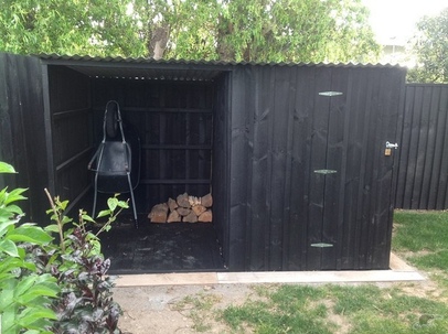 Wood Storage Combo Shed 